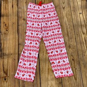 Carter’s Girls size 10 Reindeer Christmas Pajama Pants